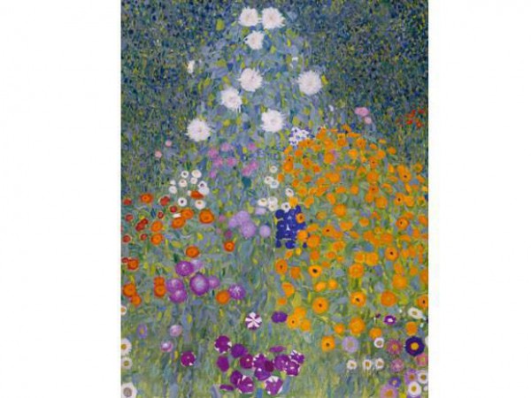 DTOYS, Dtoys-66923-KL09-(74546), 5947502874546, PUZZLE ARTE DTOYS GUSTAV KLIMT GIARDINO FIORITO PITTURA 1900 1000 PZ