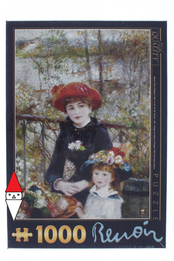 DTOYS, DToys-66909-RE01, 5947502866909, PUZZLE ARTE DTOYS RENOIR AUGUSTE SUR LA TERRASSE IMPRESSIONISMO