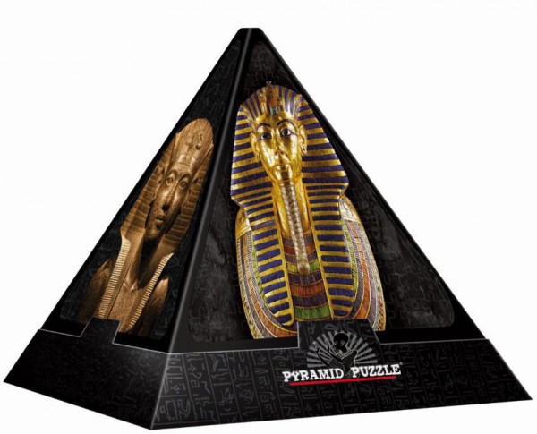 DTOYS, DToys-65957-PP02-(70432), 5947502870432, PUZZLE 3D DTOYS PIRAMIDE 3D EGITTO MASCHERE EGIZIE 500 PZ