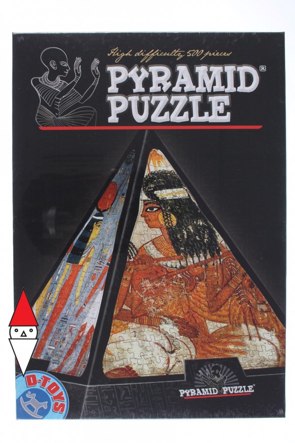 DTOYS, DToys-65957-PP03-(70425), 5947502870425, PUZZLE 3D DTOYS PIRAMIDE 3D EGITTO AFFRESCHI EGIZI 500 PZ