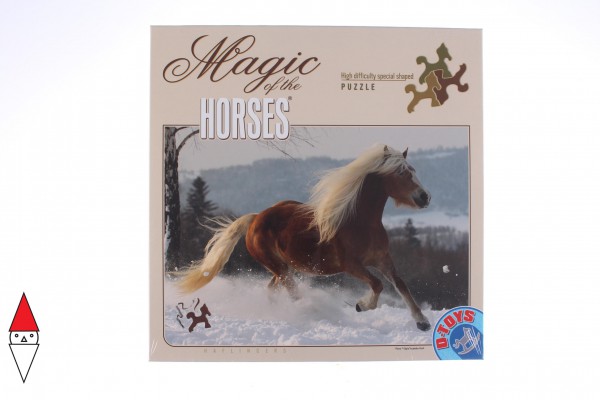 DTOYS, DToys-65933-HH02-(70494), 5947502870494, PUZZLE ANIMALI DTOYS CAVALLI SPECIALE DIFFICILE CAVALLO N 2 239 PZ