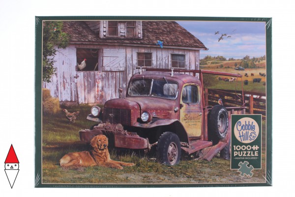 COBBLE HILL, Cobble-Hill-80199, 625012801997, PUZZLE MEZZI DI TRASPORTO COBBLE HILL / OUTSET MEDIA SUMMER TRUCK 1000PZ CAMION