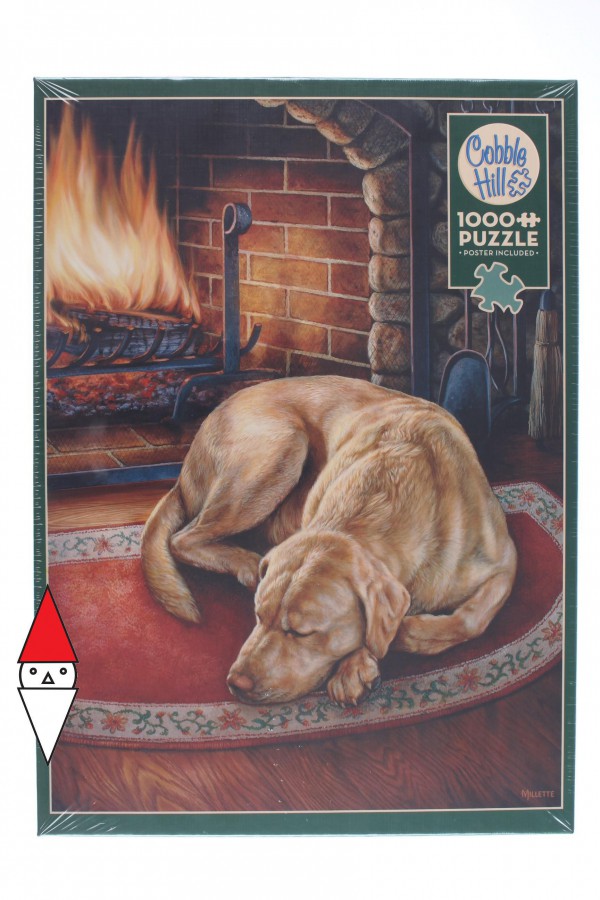 COBBLE HILL, Cobble-Hill-80197, 625012801973, PUZZLE ANIMALI COBBLE HILL / OUTSET MEDIA HOME IS WHERE THE DOG IS CANI 1000 PZ