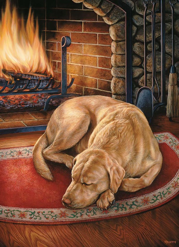 COBBLE HILL, Cobble-Hill-80197, 625012801973, PUZZLE ANIMALI COBBLE HILL / OUTSET MEDIA HOME IS WHERE THE DOG IS CANI 1000 PZ