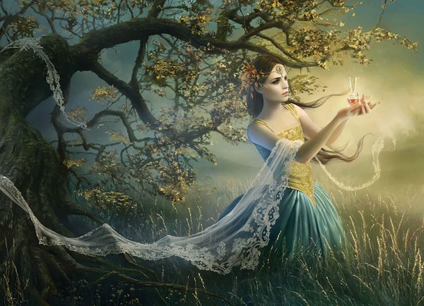 COBBLE HILL, Cobble-Hill-80176, 625012801768, PUZZLE GRAFICA COBBLE HILL FANTASY MELANIE DELON RAPTURE RAPIMENTO 1000 PZ
