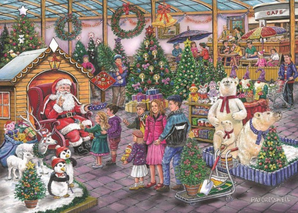 THE HOUSE OF PUZZLES, The-House-of-Puzzles-4951, 5060002004951, PUZZLE TEMATICO THE HOUSE OF PUZZLES NATALE TROVA LE 15 DIFFERENZE N17 1000 PZ