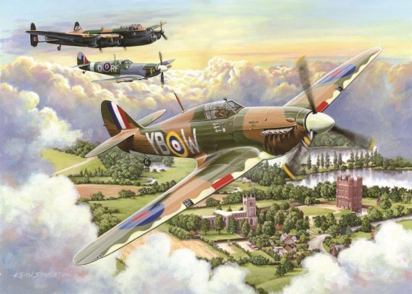 THE HOUSE OF PUZZLES, The-House-of-Puzzles-3510, 5060002003510, PUZZLE MEZZI DI TRASPORTO AEREI PEZZI XXL FINAL APPROACH 500PZ