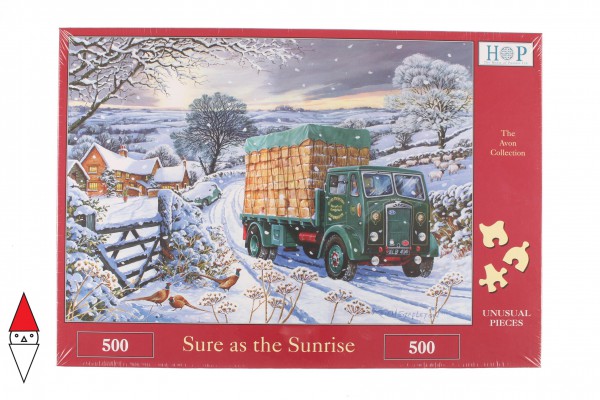 THE HOUSE OF PUZZLES, The-House-of-Puzzles-3381, 5060002003381, PUZZLE MEZZI DI TRASPORTO THE HOUSE OF PUZZLES CAMION SURE AS THE SUNRISE 500PZ