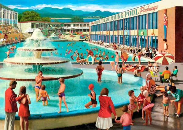 THE HOUSE OF PUZZLES, The-House-of-Puzzles-4425, 5060002004425, PUZZLE TEMATICO THE HOUSE OF PUZZLES ESTATE HOLIDAY CAMP CAMPO ESTIVO 500 PZ