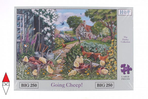 THE HOUSE OF PUZZLES, The-House-of-Puzzles-4777, 5060002004777, PUZZLE ANIMALI THE HOUSE OF PUZZLES PULCINI PEZZI XXL GOING CHEEP 250 PZ