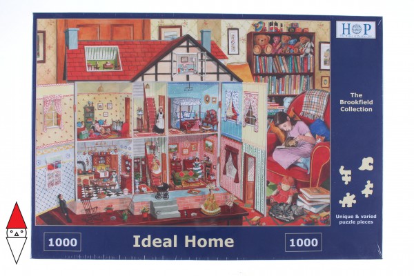 THE HOUSE OF PUZZLES, The-House-of-Puzzles-3640, 5060002003640, PUZZLE TEMATICO THE HOUSE OF PUZZLES INTERNI IDEAL HOME 1000 PZ