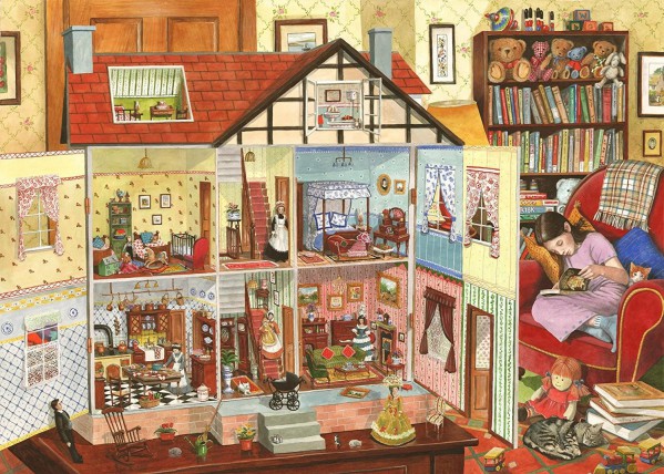 THE HOUSE OF PUZZLES, The-House-of-Puzzles-3640, 5060002003640, PUZZLE TEMATICO THE HOUSE OF PUZZLES INTERNI IDEAL HOME 1000 PZ