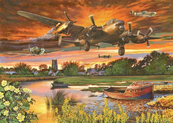 THE HOUSE OF PUZZLES, The-House-of-Puzzles-4241, 5060002004241, PUZZLE MEZZI DI TRASPORTO AEREI ON A WING AND A PRAYER 1000 PZ