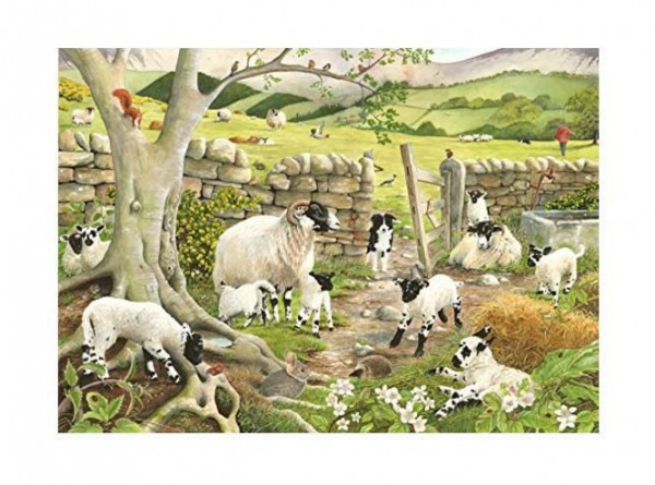 THE HOUSE OF PUZZLES, The-House-of-Puzzles-2308, 5060002002308, PUZZLE ANIMALI THE HOUSE OF PUZZLES CAPRE HIDE AND SEEK 1000 PZ