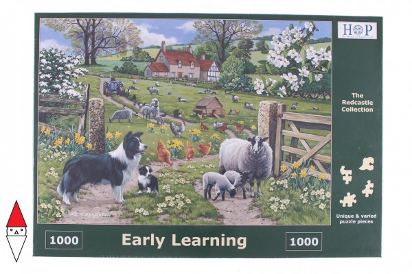THE HOUSE OF PUZZLES, The-House-of-Puzzles-4975, 5060002004975, PUZZLE ANIMALI THE HOUSE OF PUZZLES PECORE EARLY LEARNING 1000 PZ
