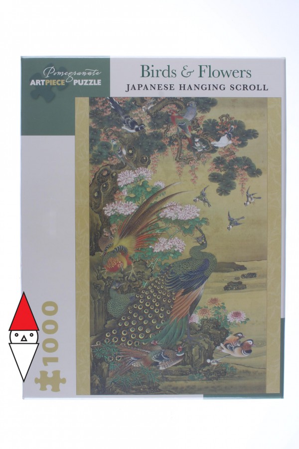 POMEGRANATE, Pomegranate-AA1011, 9780764981364, PUZZLE ARTE POMEGRANATE ARTE ORIENTALE PEAFOWL DUCKS FLOWERS AND ROCKS 1000 PZ