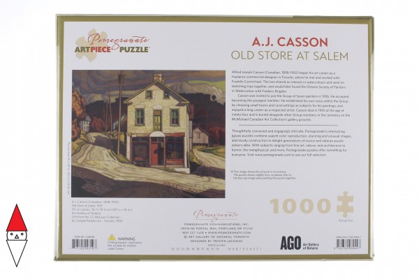 POMEGRANATE, Pomegranate-AA848, 9780764969447, PUZZLE ARTE POMEGRANATE PITTURA 1900 A J CASSON OLD STORE AT SALEM 1931 1000 PZ
