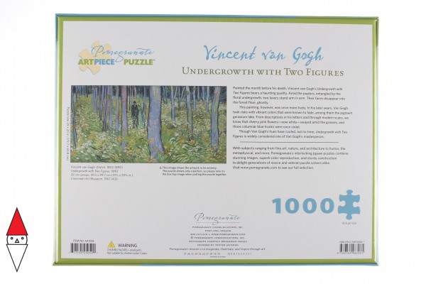 POMEGRANATE, Pomegranate-AA1028, 9780764983061, PUZZLE ARTE POMEGRANATE IMPRESSIONISMO VAN GOGH UNDERGROWTH 1000 PZ
