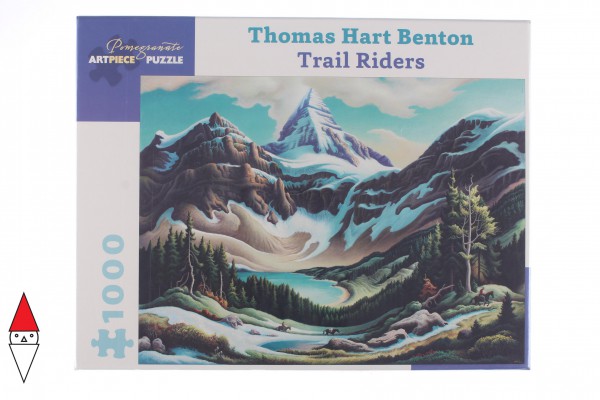 POMEGRANATE, Pomegranate-AA962, 9780764975615, PUZZLE ARTE POMEGRANATE ARTE CONTEMPORANEA HART BENTONTRAIL RIDERS 1000 PZ