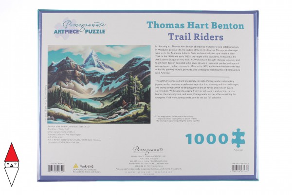 POMEGRANATE, Pomegranate-AA962, 9780764975615, PUZZLE ARTE POMEGRANATE ARTE CONTEMPORANEA HART BENTONTRAIL RIDERS 1000 PZ