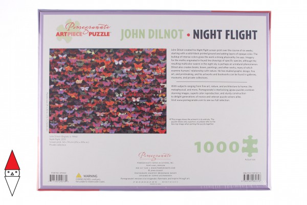 POMEGRANATE, Pomegranate-AA1023, 9780764982316, PUZZLE ARTE POMEGRANATE ARTE CONTEMPORANEA JOHN DILNOT NIGHT FLIGHT 1000 PZ