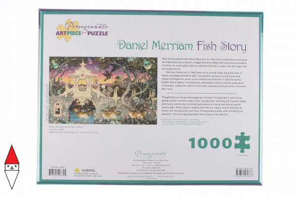 POMEGRANATE, Pomegranate-AA990, 9780764979378, PUZZLE ARTE POMEGRANATE ARTE CONTEMPORANEA DANIEL MERRIAM FISH STORY 1000 PZ