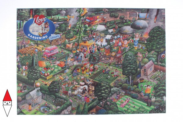GIBSONS, G811, 5012269008111, PUZZLE TEMATICO GIBSONS GIARDINI I LOVE GARDENING 1000 PZ
