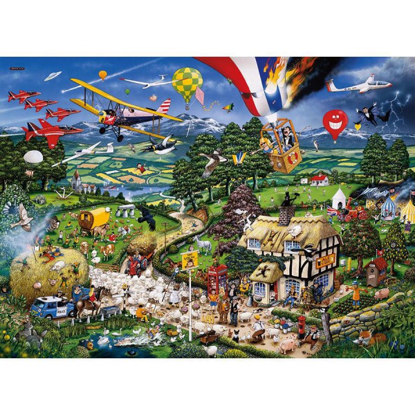 GIBSONS, G576, 5012269005769, PUZZLE PAESAGGI GIBSONS CAMPAGNA I LOVE THE COUNTRY 1000 PZ