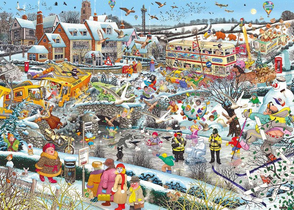 GIBSONS, G7056, 5012269070569, PUZZLE TEMATICO GIBSONS INVERNO I LOVE WINTER 1000 PZ