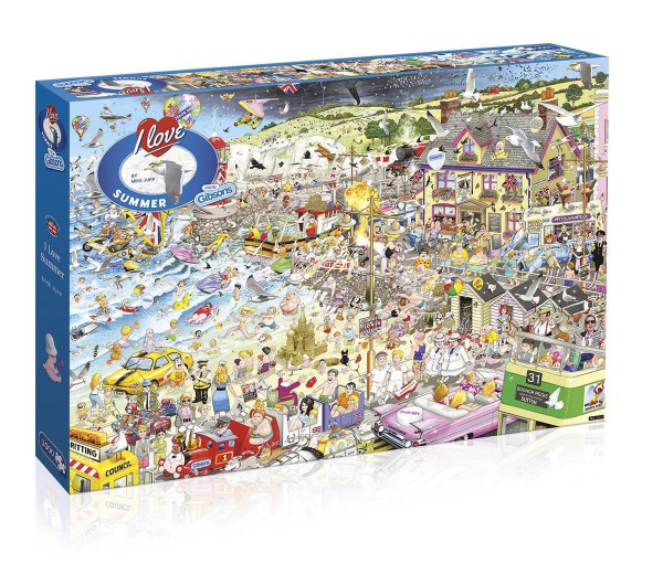 GIBSONS, G7038, 5012269070385, PUZZLE TEMATICO GIBSONS ESTATE I LOVE SUMMER 1000 PZ