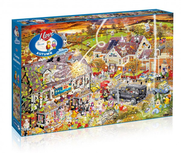 GIBSONS, G7084, 5012269070842, PUZZLE TEMATICO GIBSONS AUTUNNO I LOVE AUTUMN 1000 PZ