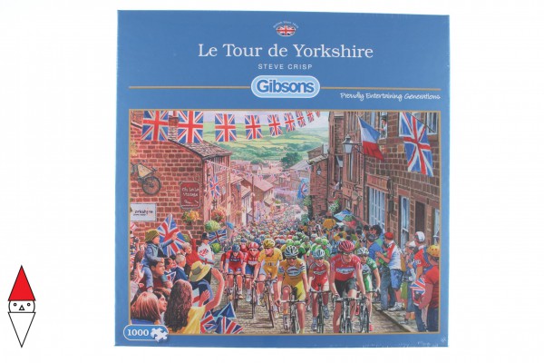 GIBSONS, G6205, 5012269062052, PUZZLE TEMATICO GIBSONS SPORT LE TOUR DE YORKSHIRE 1000 PZ