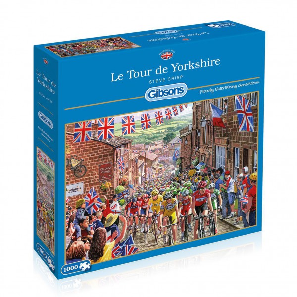 GIBSONS, G6205, 5012269062052, PUZZLE TEMATICO GIBSONS SPORT LE TOUR DE YORKSHIRE 1000 PZ