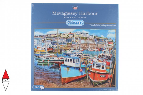 GIBSONS, G6220, 5012269062205, PUZZLE PAESAGGI GIBSONS PORTI MEVAGISSEY HARBOUR 1000 PZ