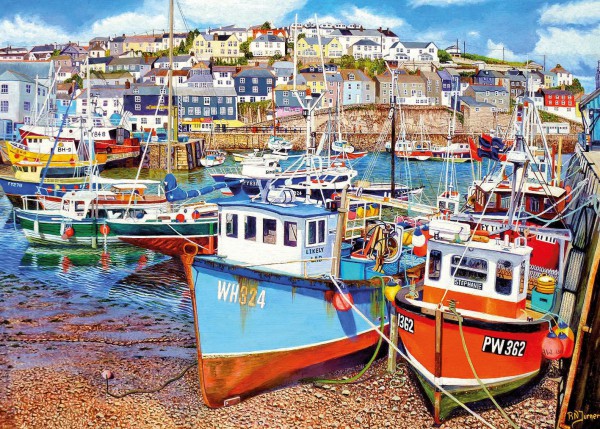 GIBSONS, G6220, 5012269062205, PUZZLE PAESAGGI GIBSONS PORTI MEVAGISSEY HARBOUR 1000 PZ