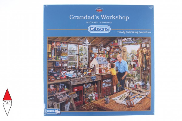 GIBSONS, G6061, 5012269060614, PUZZLE TEMATICO GIBSONS MESTIERI GRANDADS WORKSHOP 1000 PZ