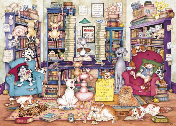 GIBSONS, G6273, 5012269062731, PUZZLE ANIMALI GIBSONS GATTI BARKS BOOKS 1000 PZ