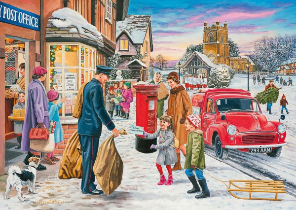 GIBSONS, G5046, 5012269050462, PUZZLE TEMATICO GIBSONS NATALE MAGIC OF CHRISTMAS 4X500 PZ