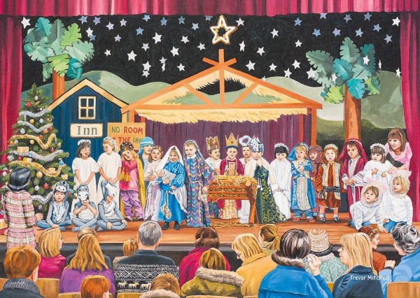 GIBSONS, G5046, 5012269050462, PUZZLE TEMATICO GIBSONS NATALE MAGIC OF CHRISTMAS 4X500 PZ