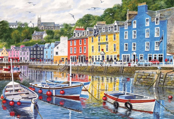 GIBSONS, G5052, 5012269050523, PUZZLE PAESAGGI GIBSONS PORTI HARBOUR HOLIDAYS 4X500 PZ