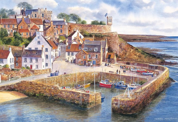 GIBSONS, G5052, 5012269050523, PUZZLE PAESAGGI GIBSONS PORTI HARBOUR HOLIDAYS 4X500 PZ