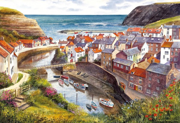 GIBSONS, G5052, 5012269050523, PUZZLE PAESAGGI GIBSONS PORTI HARBOUR HOLIDAYS 4X500 PZ
