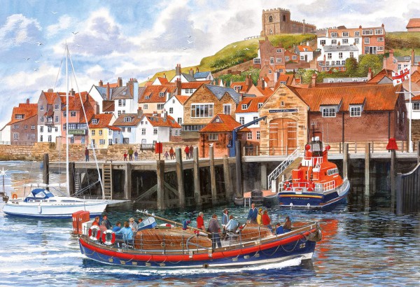 GIBSONS, G5052, 5012269050523, PUZZLE PAESAGGI GIBSONS PORTI HARBOUR HOLIDAYS 4X500 PZ