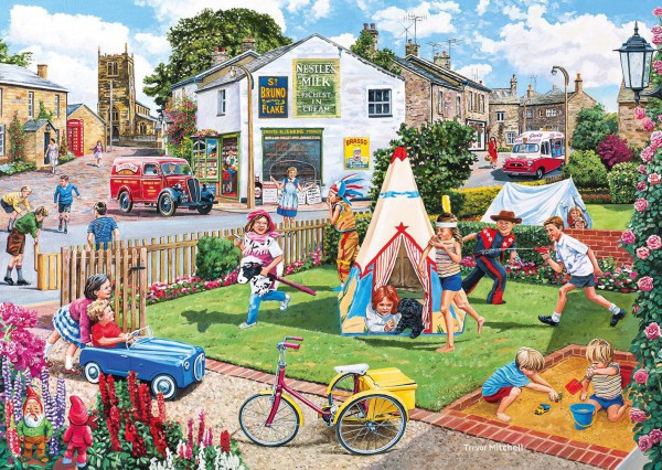 GIBSONS, G5042, 5012269050424, PUZZLE TEMATICO GIBSONS STAGIONI WIGWAMS AND WOOLLY HATS 2X500 PZ