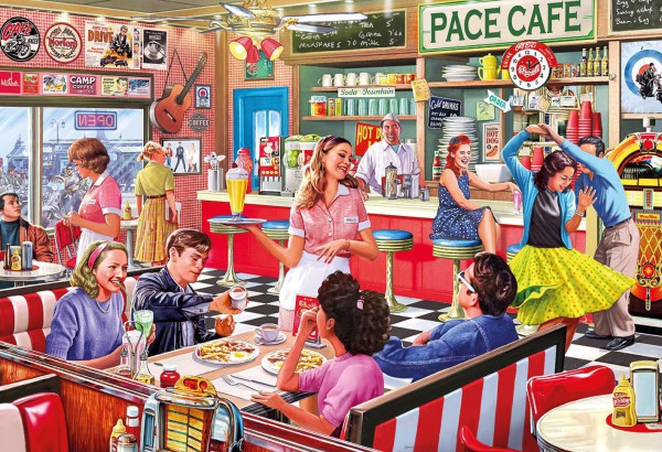 GIBSONS, G3117, 5012269031171, PUZZLE TEMATICO GIBSONS BAR RISTORANTI MOVERS AND SHAKERS 500 PZ
