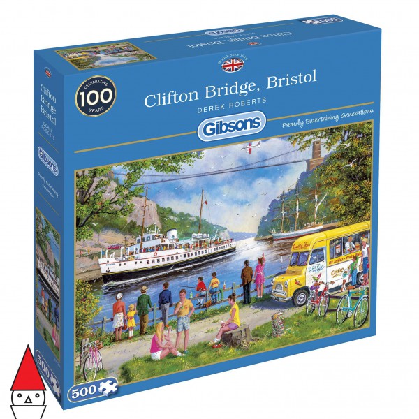 GIBSONS, G3123, 5012269031232, PUZZLE PAESAGGI GIBSONS LAGHI CLIFTON BRIDGE BRISTOL 500PZ