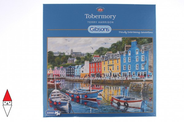GIBSONS, G6058, 5012269060584, PUZZLE PAESAGGI GIBSONS PORTI TOBERMORY 1000 PZ