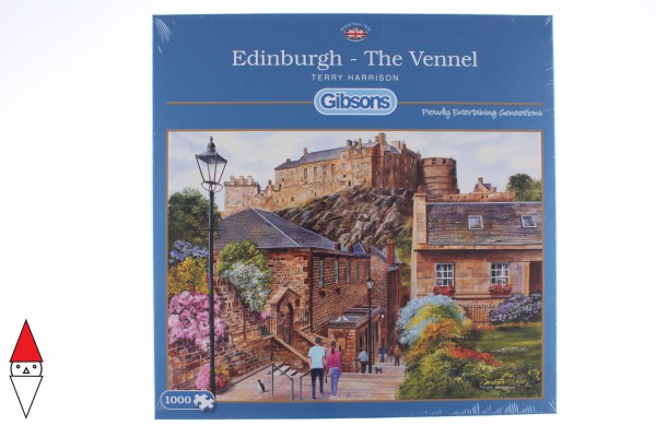 GIBSONS, G6226, 5012269062267, PUZZLE TEMATICO GIBSONS CITTA EDINBURGH - THE VENNEL 1000 PZ