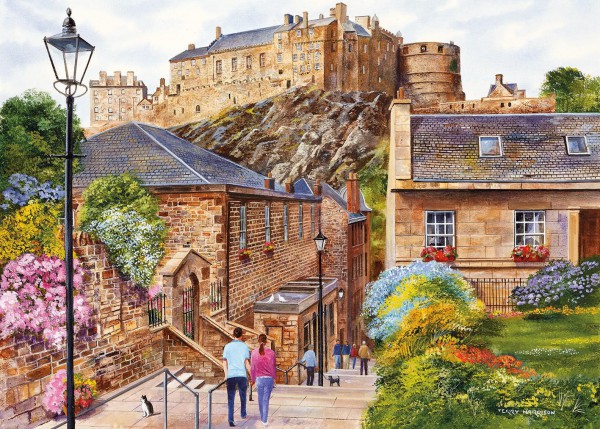 GIBSONS, G6226, 5012269062267, PUZZLE TEMATICO GIBSONS CITTA EDINBURGH - THE VENNEL 1000 PZ