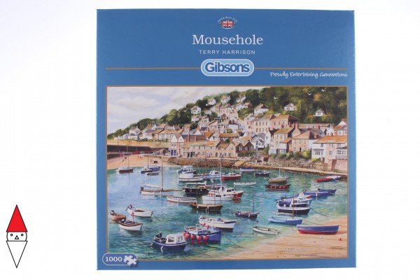 GIBSONS, G6127, 5012269061277, PUZZLE PAESAGGI GIBSONS PORTI MOUSEHOLE 1000 PZ